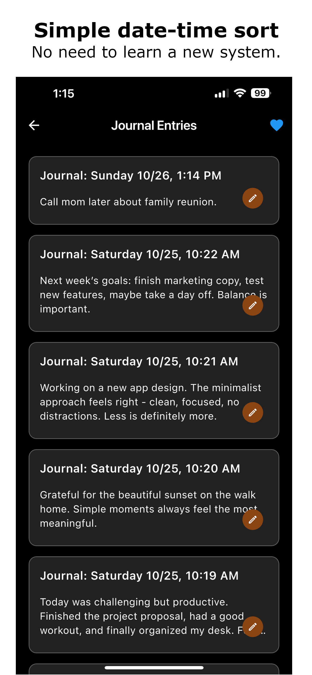 HyperJournal Screenshot 2